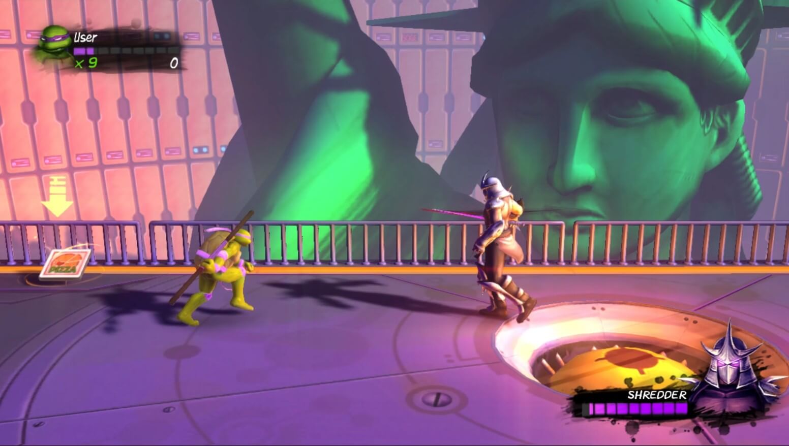 TMNT Turtles in Time Re-Shelled - геймплей игры на PlayStation 3